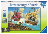 Puzzle 100pce Pirate Battle Ship (Jigsaw)