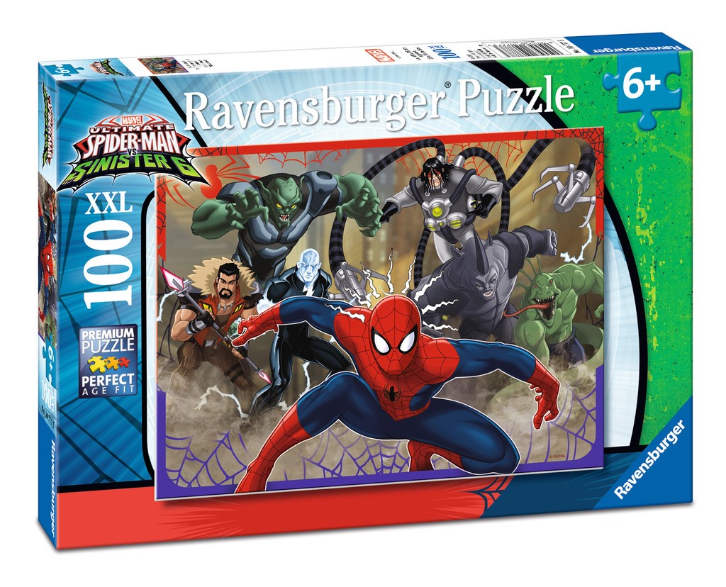 Puzzle 100pc Spiderman (Sinister 6) (Jigsaw)