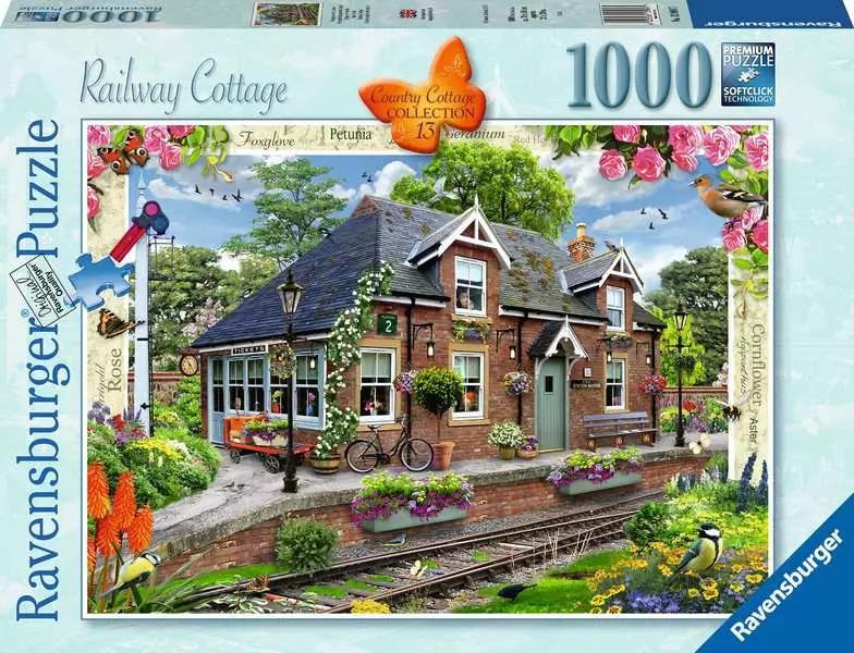 Puzzle Railway Cottage 1000 pcs Ravensburger (Jigsaw)