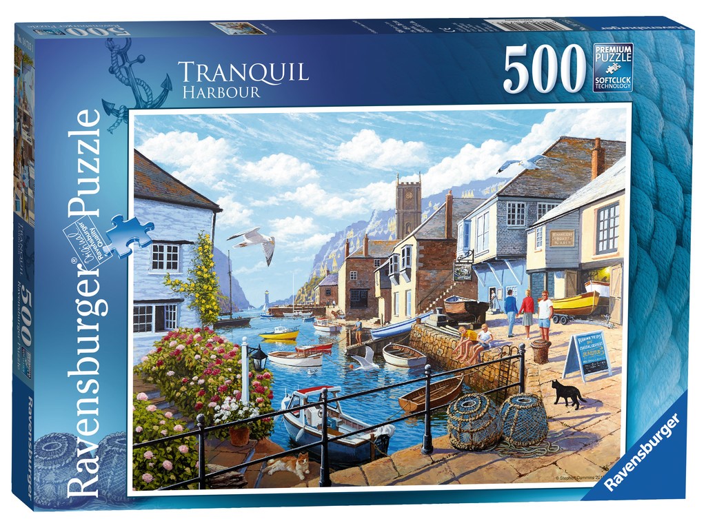 Puzzle 500pc Tranquil Harbour (Jigsaw)