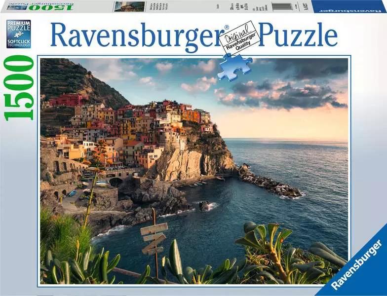 View of Cinque Terre Italy Puzzle 1500pc (Jigsaw)