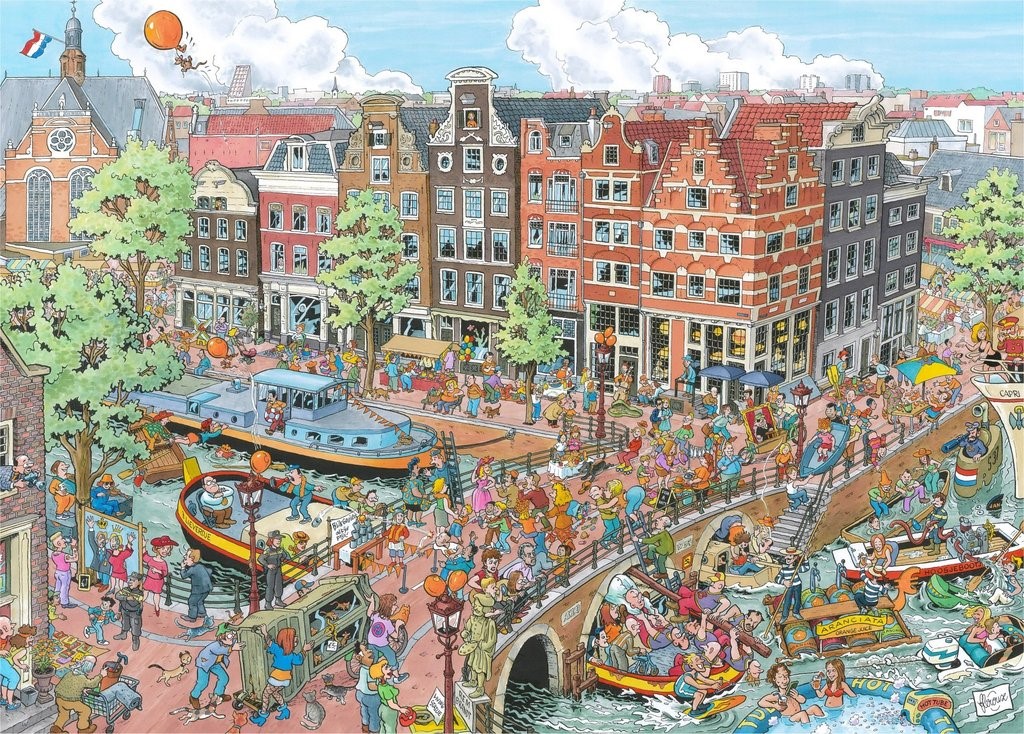 Puzzle 1000pc Amsterdam (Jigsaw)