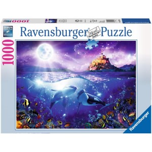 Puzzle Whales in Moonlight (Jigsaw)