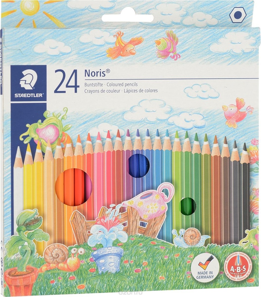 Colouring Pencils Noris 24pk Staedtler