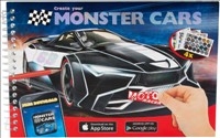 Create Your Monster Cars Colouring Book (Small)