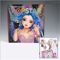 Popstar Top Model Colouring Book