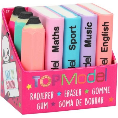 Top Model Mini Eraser Set Mini School Books
