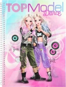 Top Model Dance Colouring Book