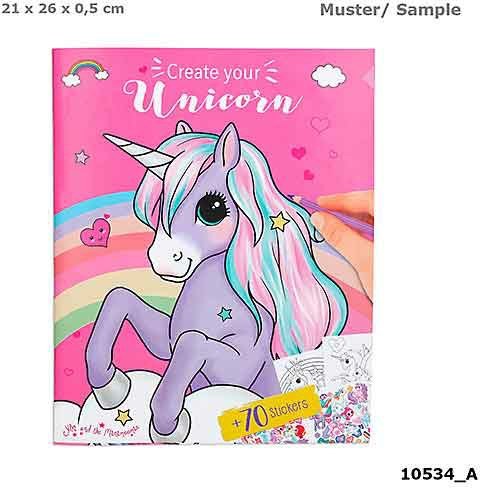Ylvi Create you Unicorn Colouring Book