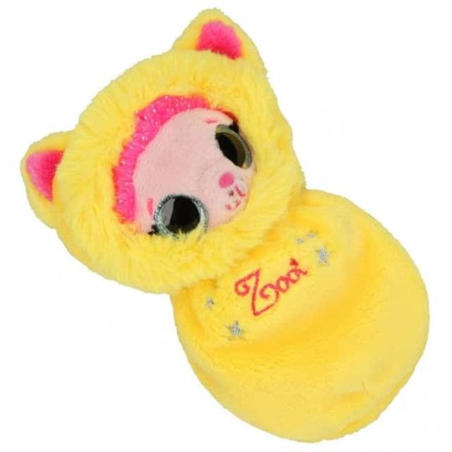 Minimoomi Plush Zooi in Sleeping Bag