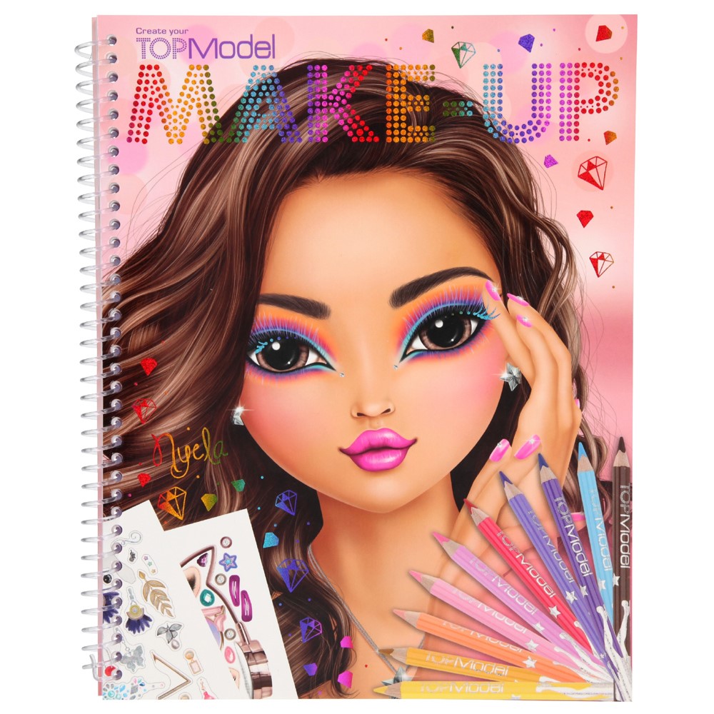 Top Model Make-Up Colouring Book