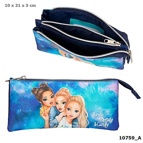 TopModel Pencil Case Watercolour Blue Depesche