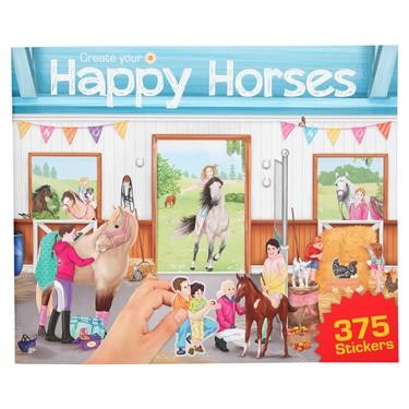 Create Your Happy Horses Colouring Book