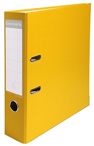Lever Arch A4 80mm Yellow Exaclair