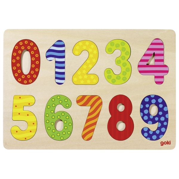 Puzzle Numbers Wooden Goki (Jigsaw)