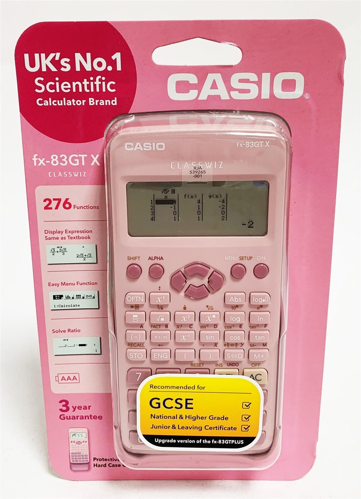 [Updated Ver Avail] Scientific Calculator Casio FX-83GT X Pink