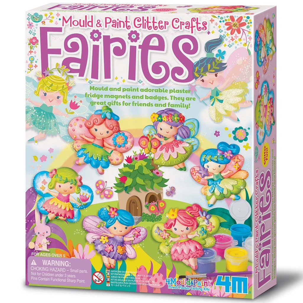Mould and Paint Glitter Fairy (4m Craft)