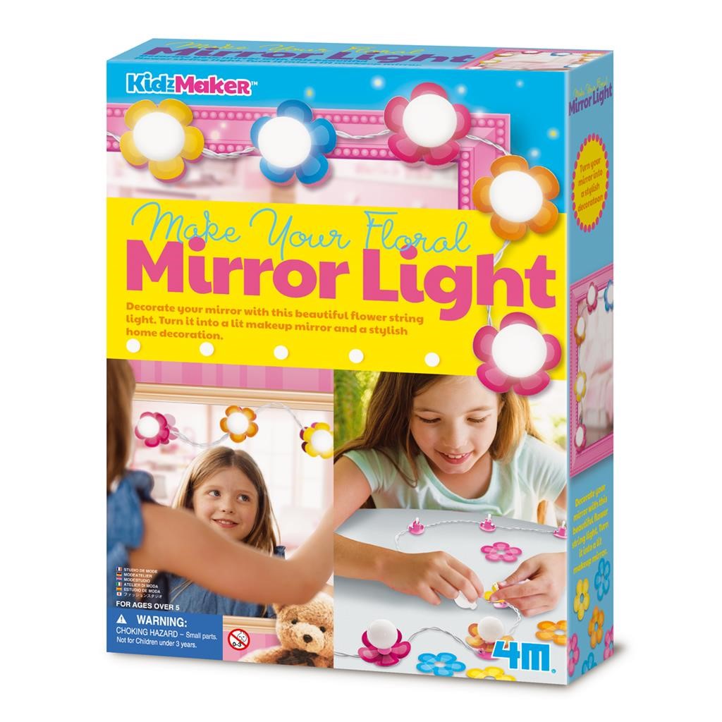 [4893156047427] Make Your Own Floral Mirror Light