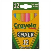 Chalk Anti Dust Colour 12pk Crayola