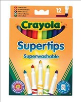 Crayola Supertips 12pk