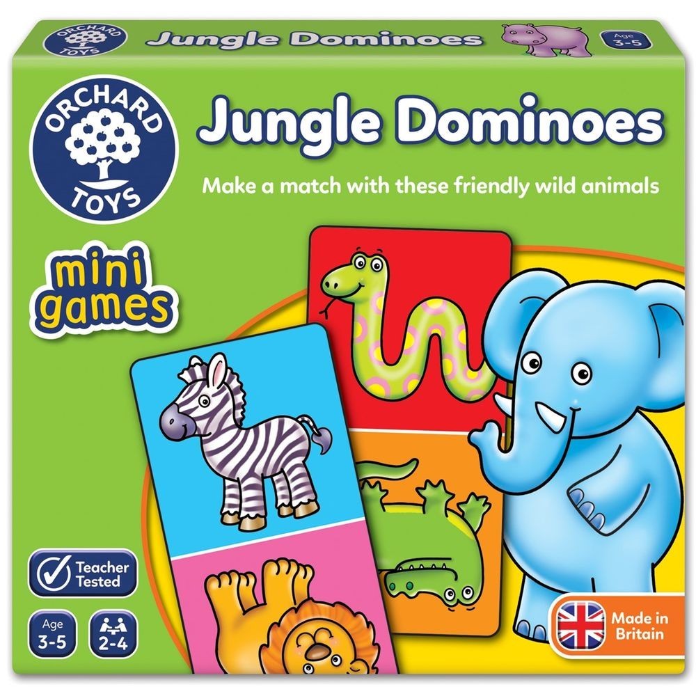 *Jungle Dominoes Mini Game Orchard Toys
