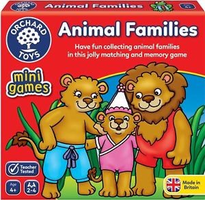 Animal Families Mini Game (Orchard Toys)