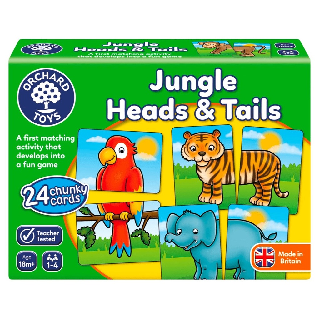 Jungle Heads and Tails (Orchard Toys)