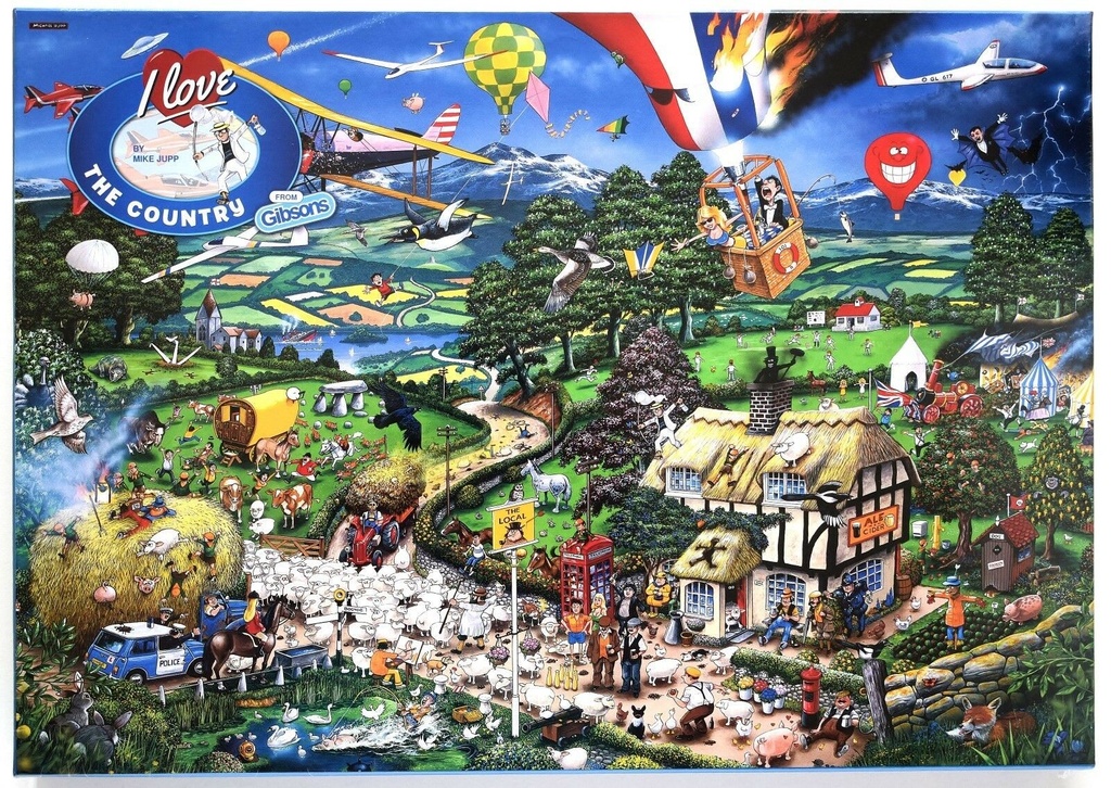 Puzzle I Love the Country - 1000pc (Jigsaw)
