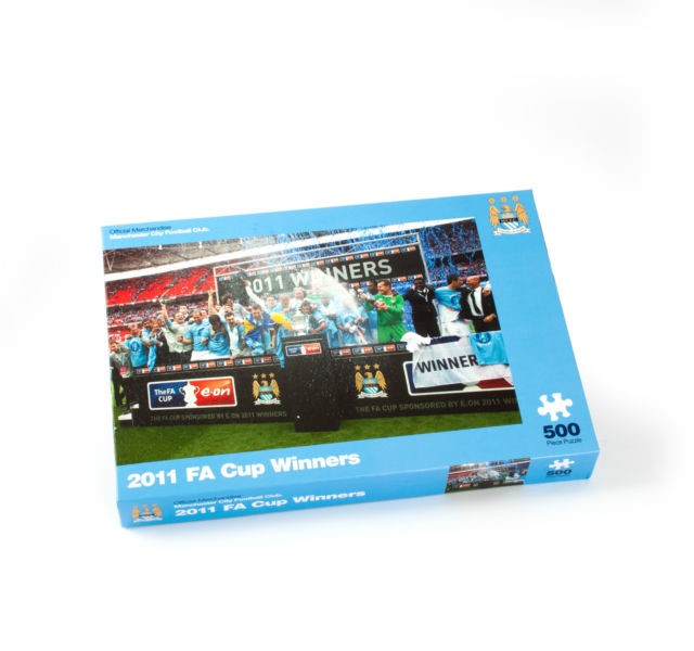 [5012822048950] Puzzle 2011 FA Cup Winners Man City 500pcs (Jigsaw)