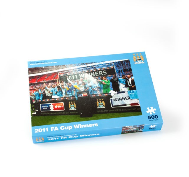 Puzzle 2011 FA Cup Winners Man City 500pcs (Jigsaw)