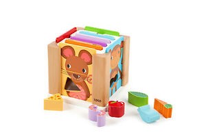 [5012824002097] Animal Sorting Cube (Tidlo)