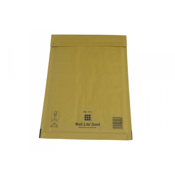Envelope Paddedd F3 22cmX33cm Mail Lite Gold
