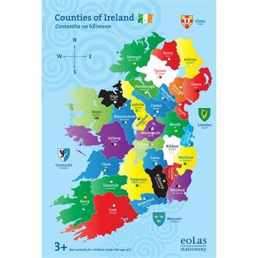 Counties of Ireland (Board Puzzle) (Jigsaw)