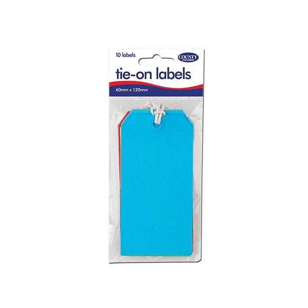 Tie-on Labels Colour 60mmx120mm