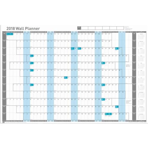 Wall Planner 2018 Mounted
