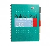 Project Book A4 Spiral Pukka Pad 200pgs 80gsm