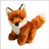 Plush Fox Sitting Keycraft5