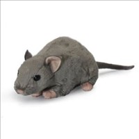 Plush Rat with Squeak Keycraft