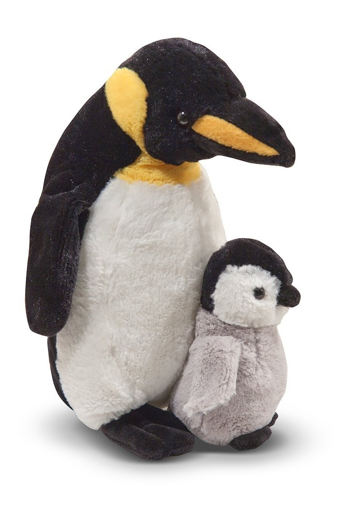 Plush Penguin with Chick