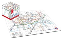 [5051237060157] London Underground Map 100pce Cube Jigsaw Puzzle