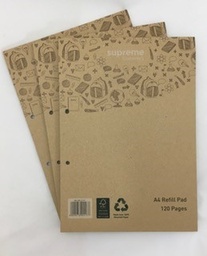 [5099073002177] Refill Pad A4 120Pg Recycled Supreme