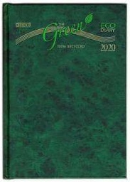 [5390991004343] Diary A5 Page a Day Green ECO
