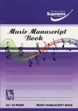 [5391515231559] Music Manuscript Book A4 Supreme