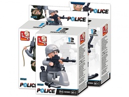 [6938242953560] Cops and Robbers Mini Figures Sluban