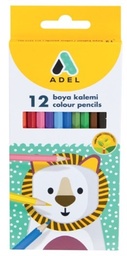 [8681241088105] Colouring Pencils 12 pack Adel