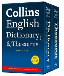 [9780007428625] Collins English Dictionary and Thesaurus Box Set