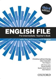 [9780194598750] English File third edition Pre-intermediate Teacher's Book with Test and Assessment CD-ROM