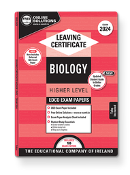 [9780861670154] 2024 Edco BIOLOGY LC HL EXAM PAPERS