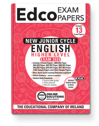 [9780861676347] [O/S] 2026 Edco ENGLISH JC HL EXAM PAPERS