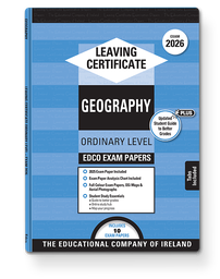 [9780861676750] [N/A][O/P] 2026 Edco GEOGRAPHY LC OL EXAM PAPERS